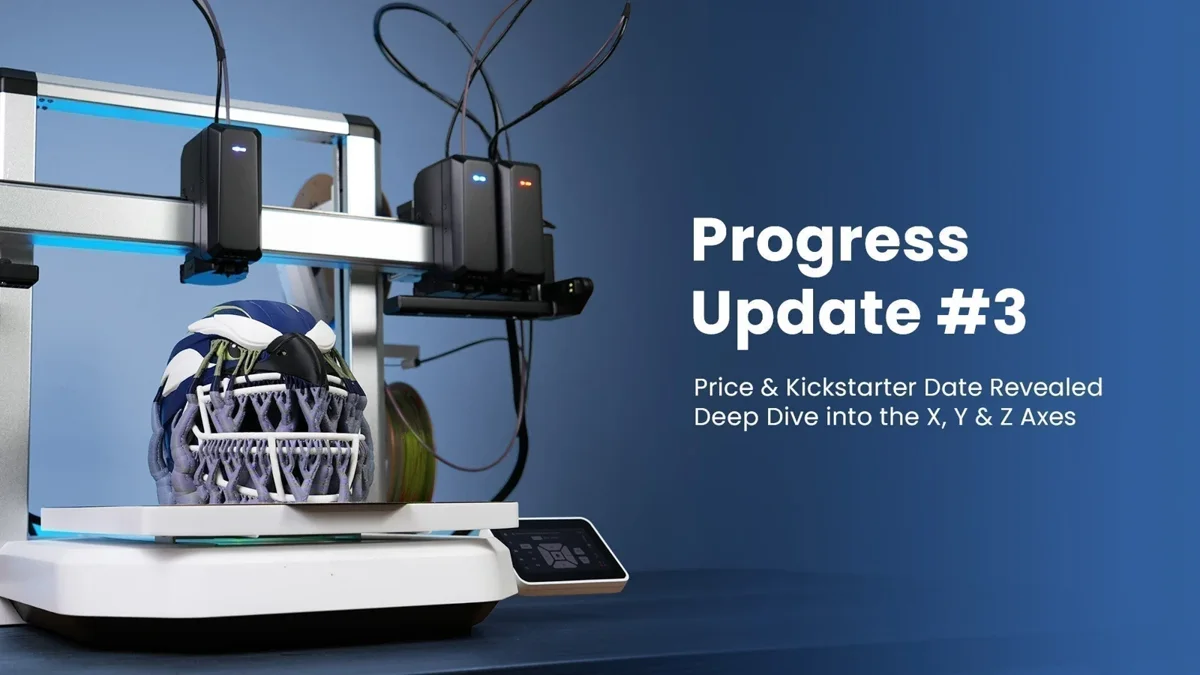 Co Print Quadro printer, from Co Print's Progress Update #3