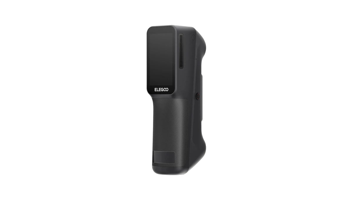 The Elegoo M1 Ultra handheld 3D scanner with its built-in screen